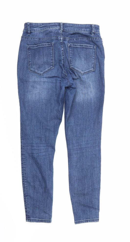 Seed Womens Blue  Denim Skinny Jeans Size 10 L27 in