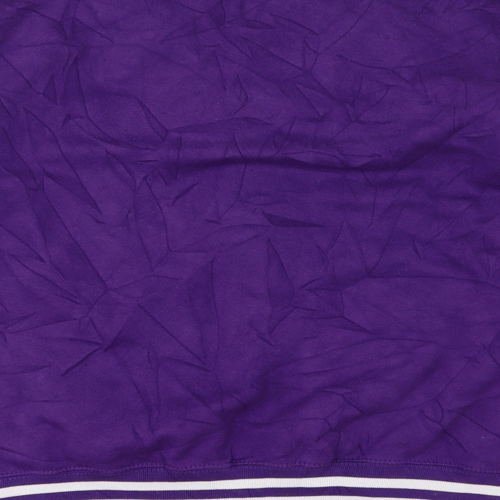 Awdis Boys Purple  Jersey Jacket  Size L
