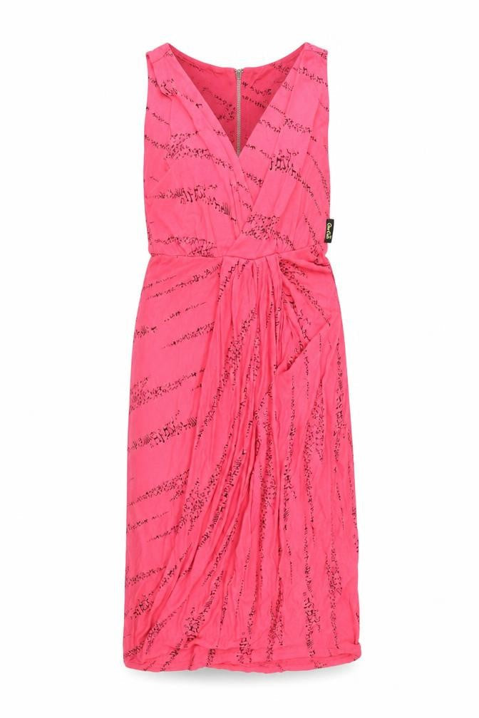 Front view of Gio Gio women’s pink pencil dress, size XS
