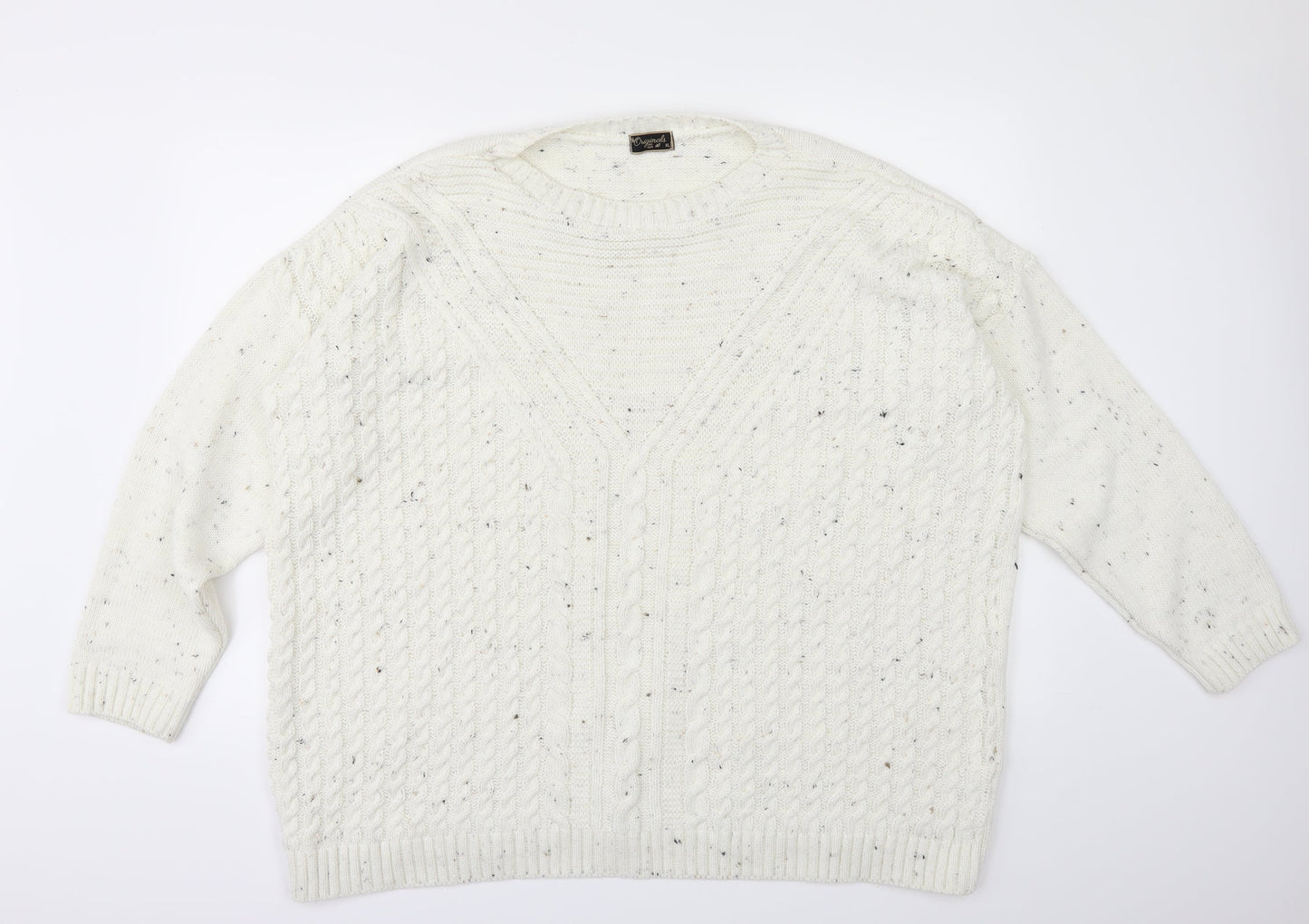 Originals Womens Ivory   Pullover Jumper Size XL