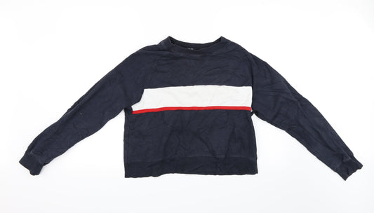 J Galt Womens Blue   Pullover Sweatshirt Size S