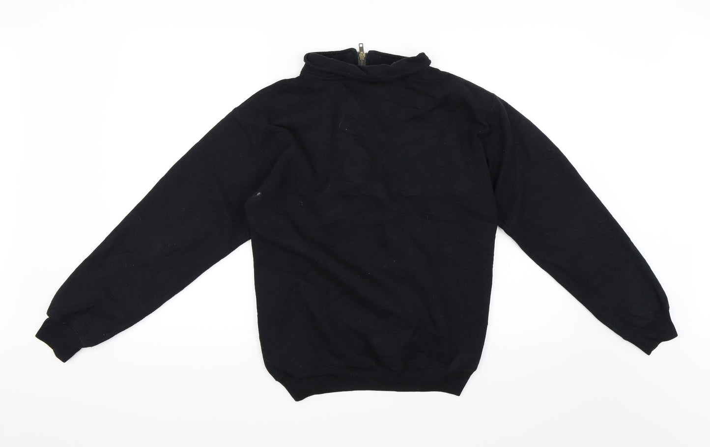 New Look Mens Black   Henley Sweatshirt Size XS