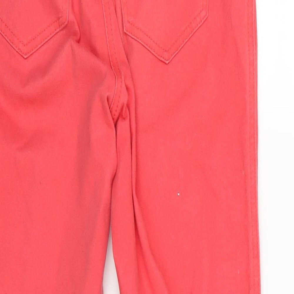 George Womens Red  Denim Jegging Jeans Size 10 L27 in - Short leg