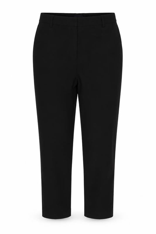 Marks and Spencer Womens Black  Rayon Trousers  Size 14 L25 in