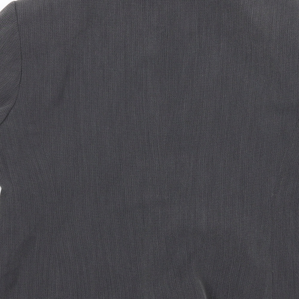 NEXT Womens Grey  Rayon Jacket Suit Jacket Size 14