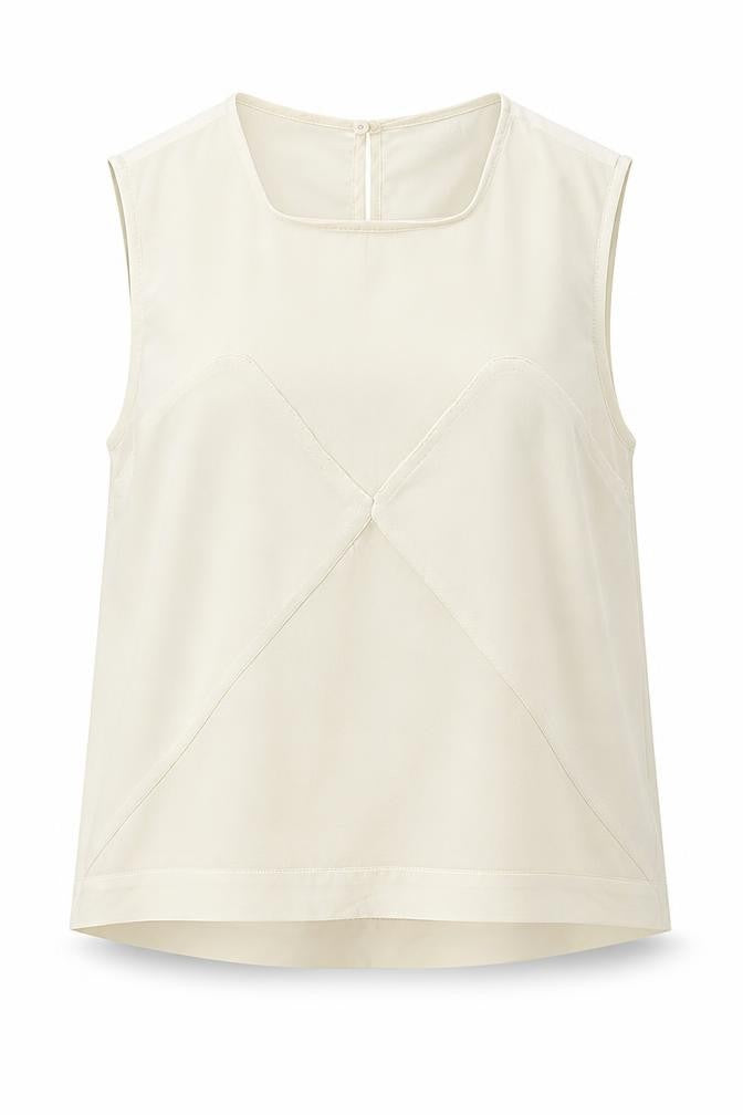 H&M Womens Beige   Basic T-Shirt Size 6