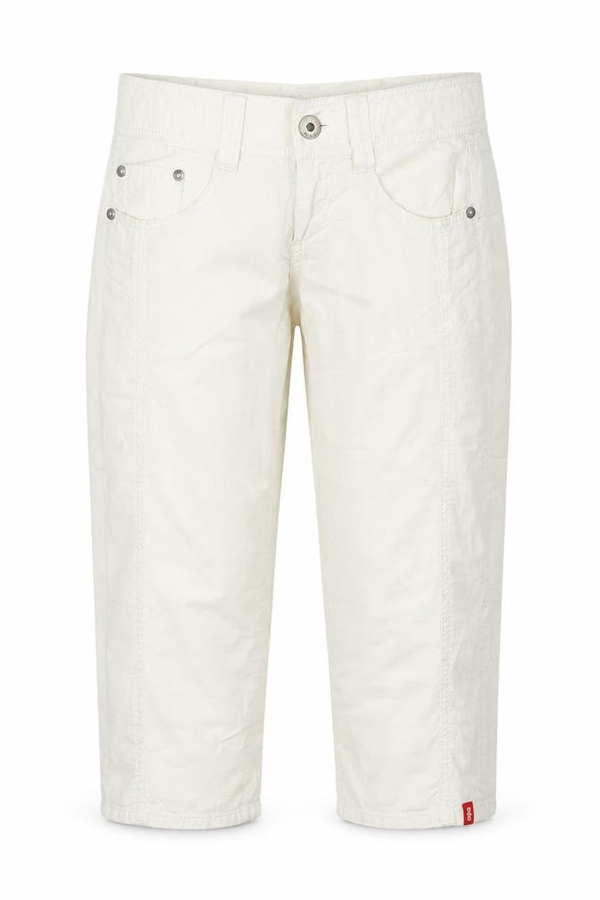 Esprit Womens White   Cropped Trousers Size 32 in L21 in