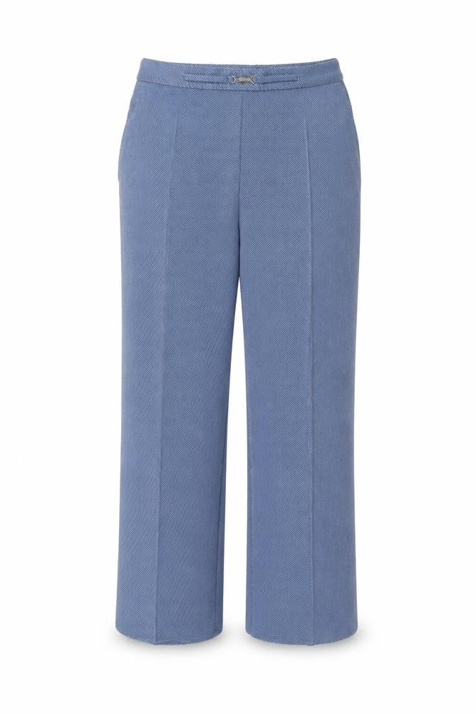 Preworn Womens Blue Striped  Trousers  Size 36 in L25 in