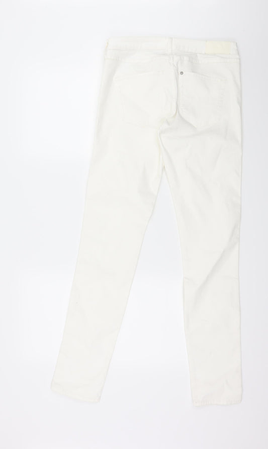H&M Womens White  Denim Skinny Jeans Size 29 in L32 in