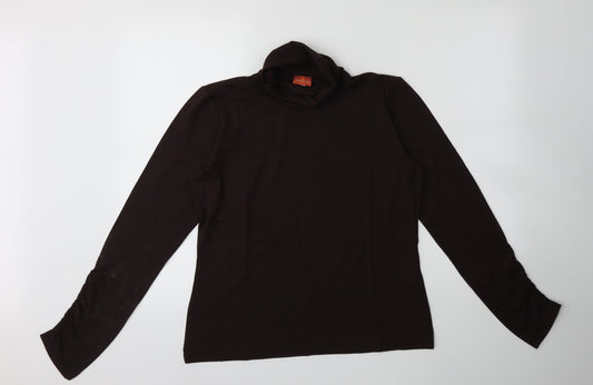 cryillus Womens Brown   Basic T-Shirt Size L