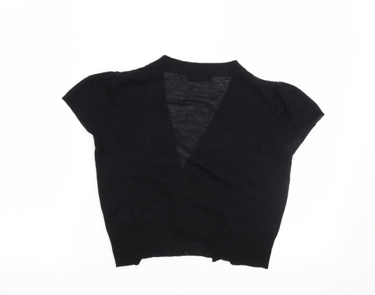 Missy Womens Black   Cardigan Jumper Size M