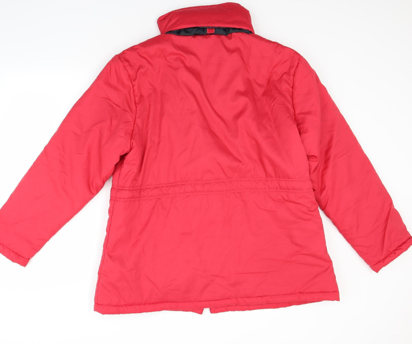 Anne De Lancay Womens Red   Jacket Coat Size L
