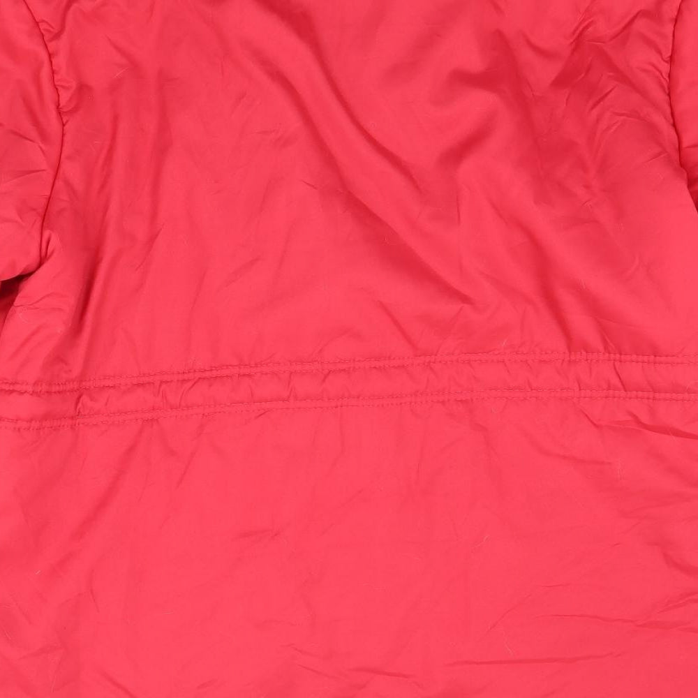 Anne De Lancay Womens Red   Jacket Coat Size L