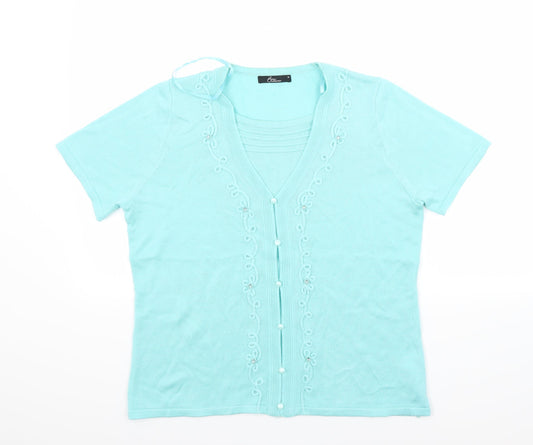 BM Womens Green   Basic Blouse Size M