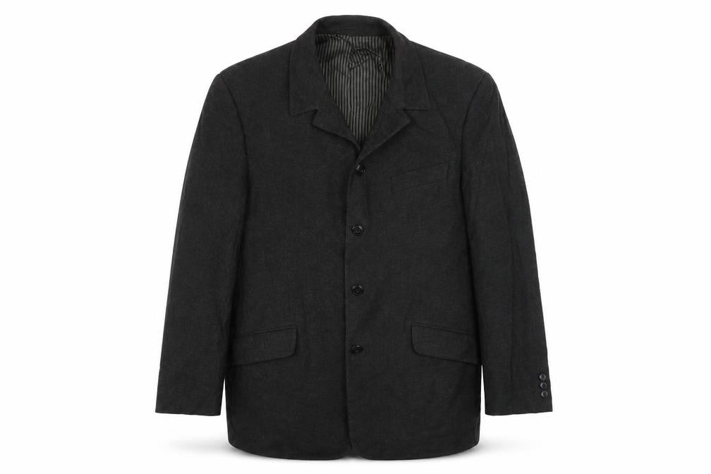 Front view of Preworn men’s brown jacket suit jacket, size 38