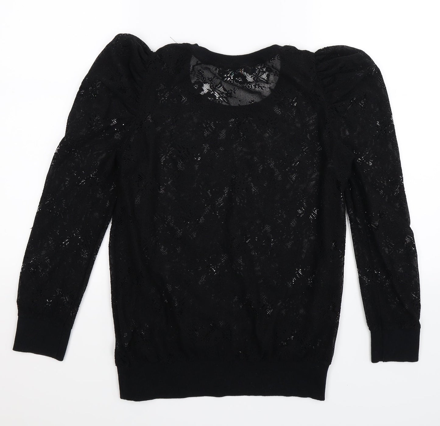 Denim Co Womens Black  Knit Pullover Jumper Size 8