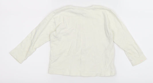 Cherokee Girls White   Basic T-Shirt Size 12-18 Months