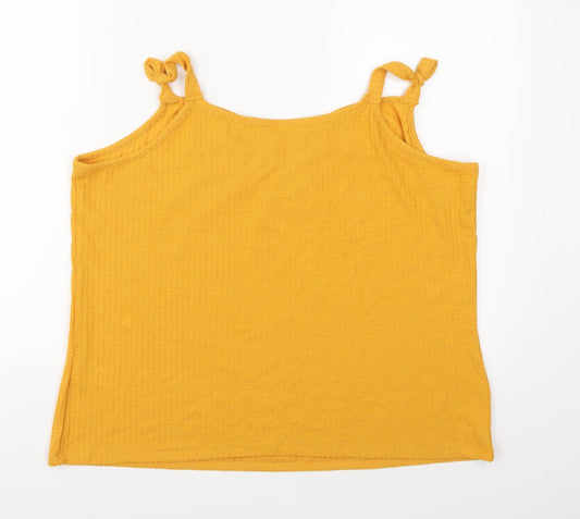 Matalan Womens Yellow   Camisole Tank Size 18