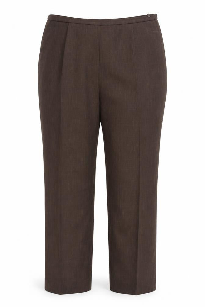 Berkertex Womens Brown  Rayon Trousers  Size 18 L26 in