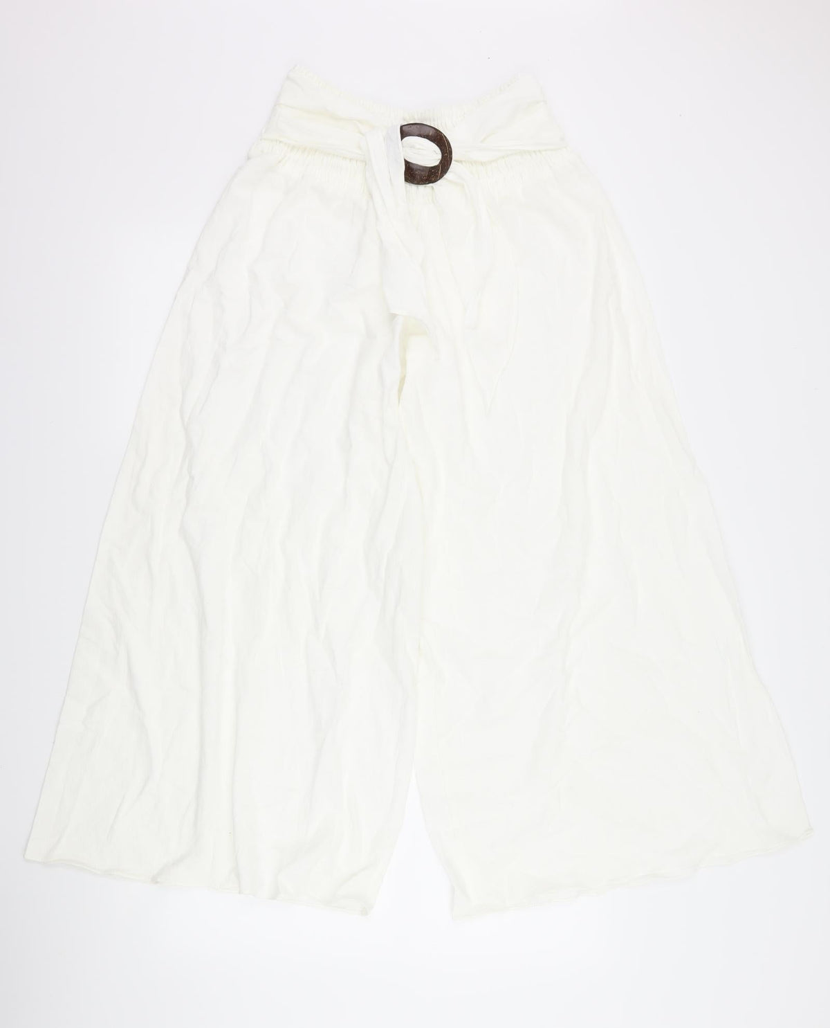 salony Womens White   Trousers  Size 32 L25 in