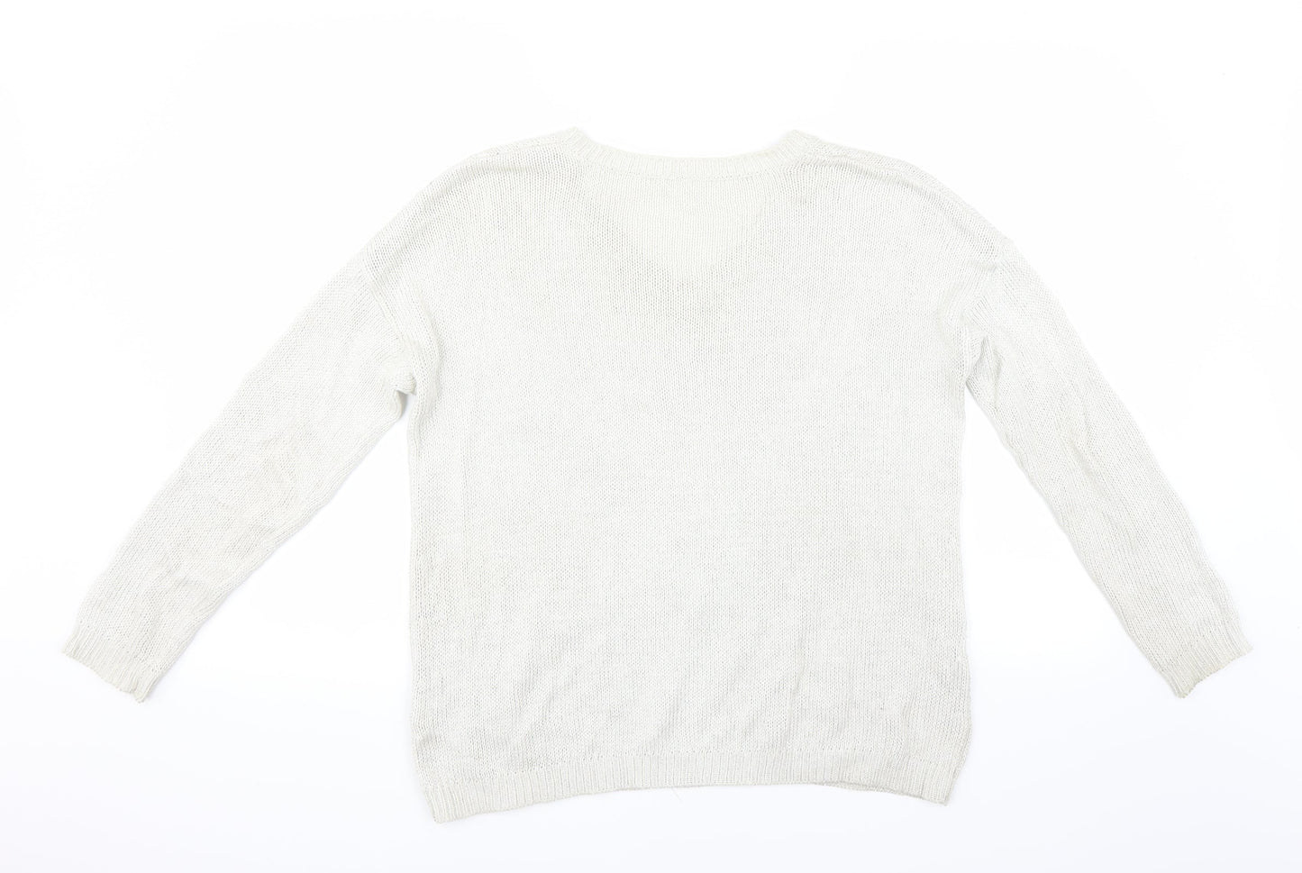 Preworn Womens Beige   Pullover Jumper Size S