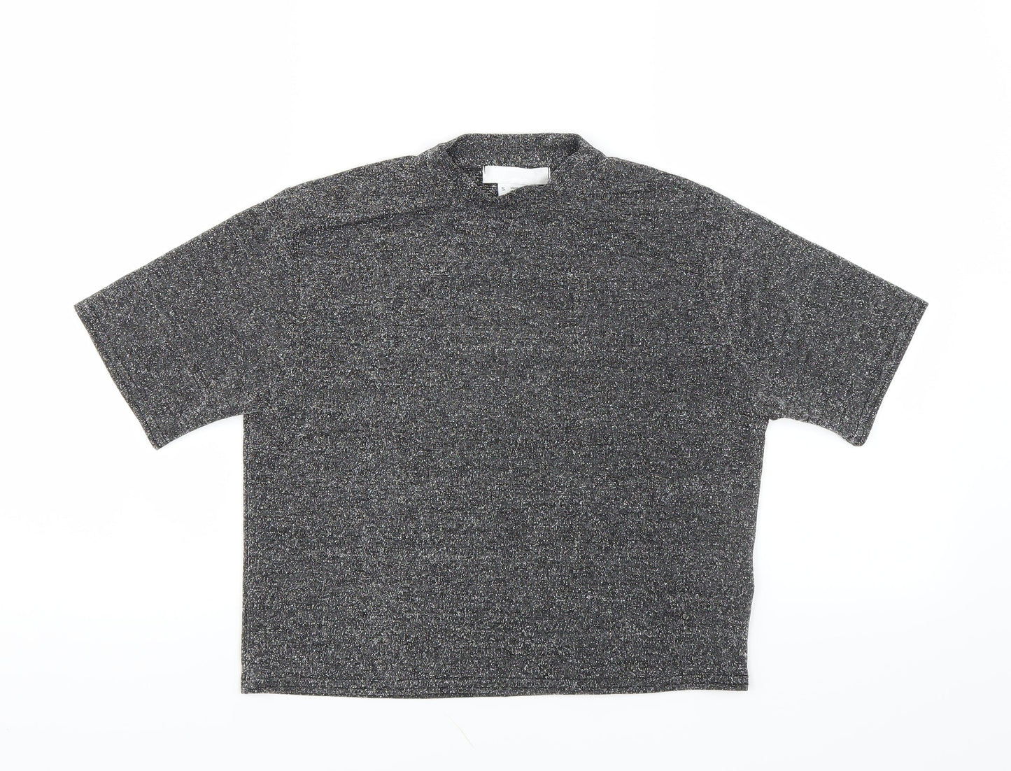 Cooperative Womens Black   Cropped T-Shirt Size S