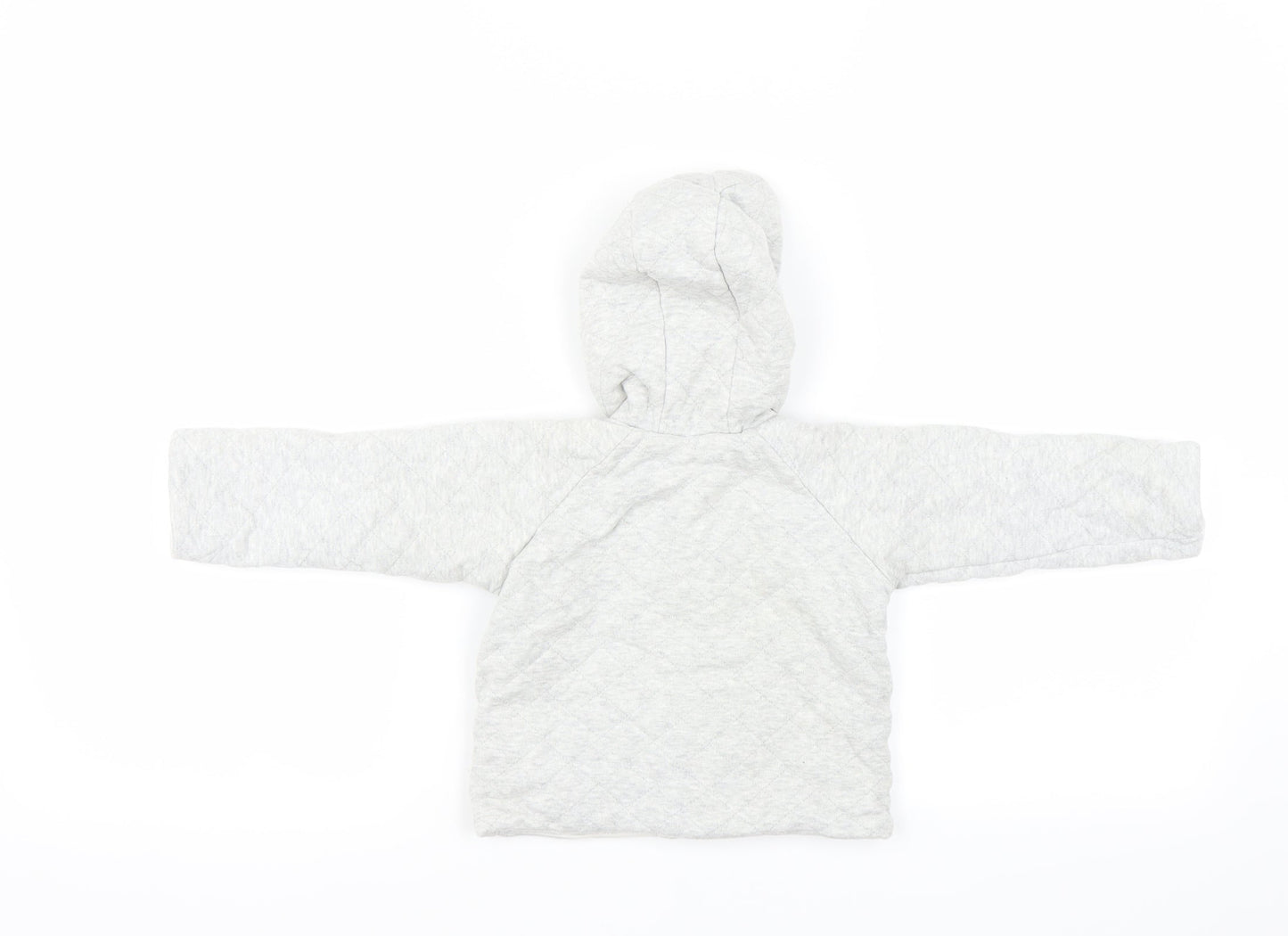 Marks and Spencer Girls Grey   Overcoat Coatigan Size 6-9 Months