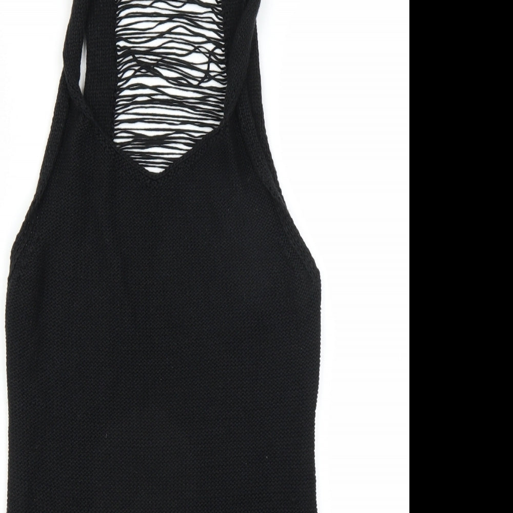 Bershka Womens Black   Pullover Jumper Size M