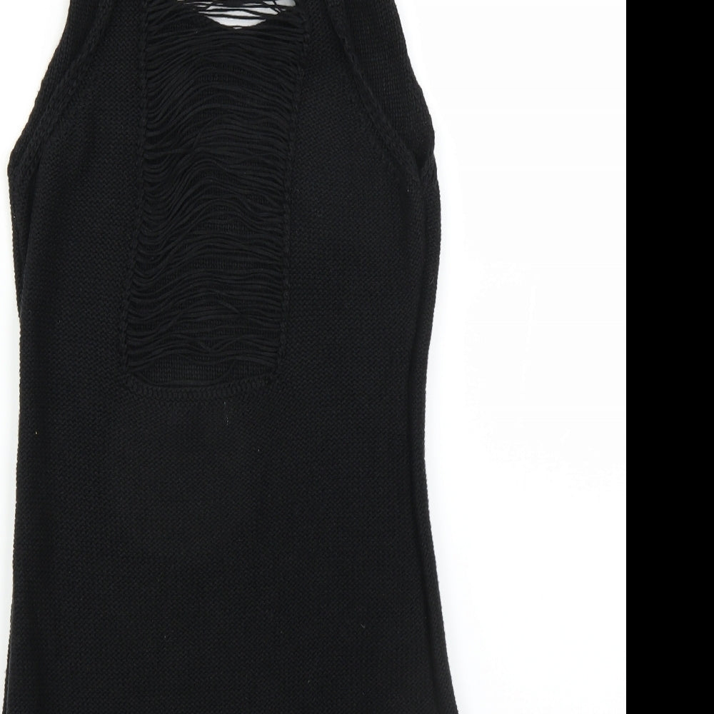 Bershka Womens Black   Pullover Jumper Size M