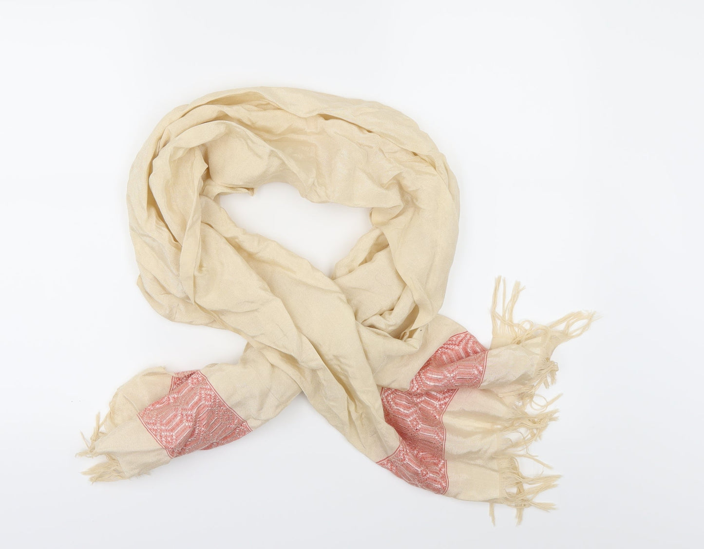 Preworn Womens Beige    Scarf