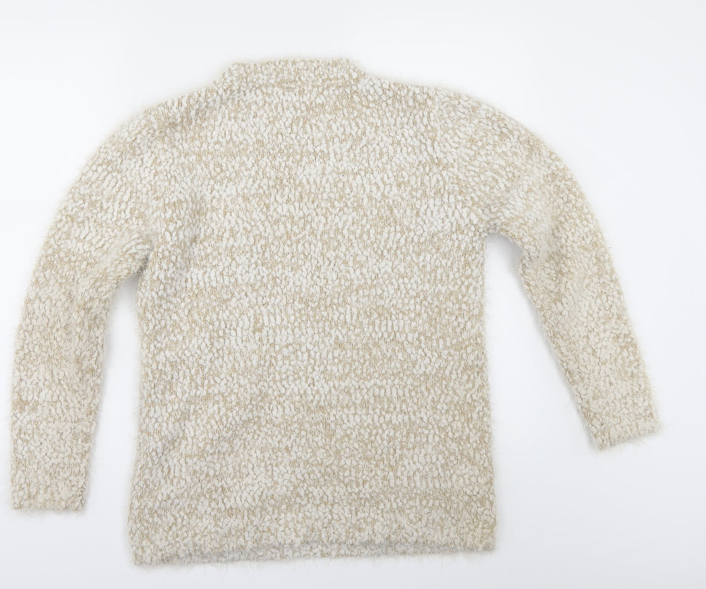 Angel ribbons Womens Beige   Pullover Jumper Size 14