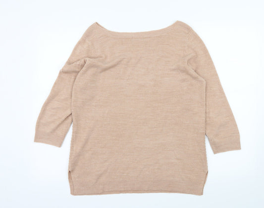 F&F Womens Pink  Knit Pullover Jumper Size 12