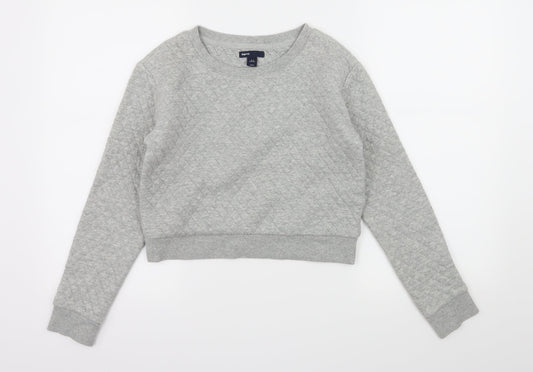 Gap Girls Green  Jersey Pullover Sweatshirt Size 12-13 Years