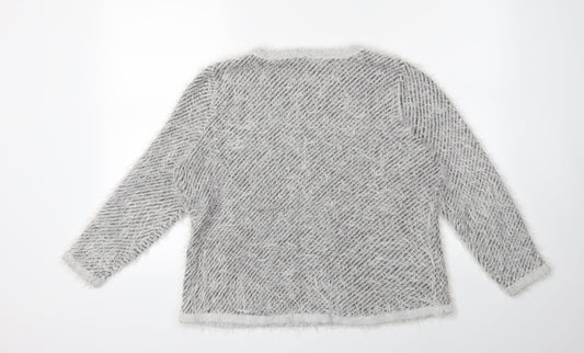 Klass Womens Grey   Pullover Jumper Size L