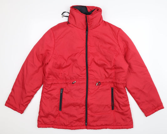 Anne De Lancay Womens Pink   Jacket Coat Size L