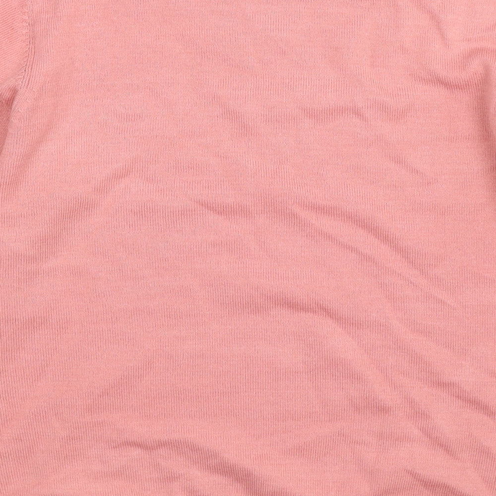 Preworn Womens Pink  Knit Pullover Jumper Size 14