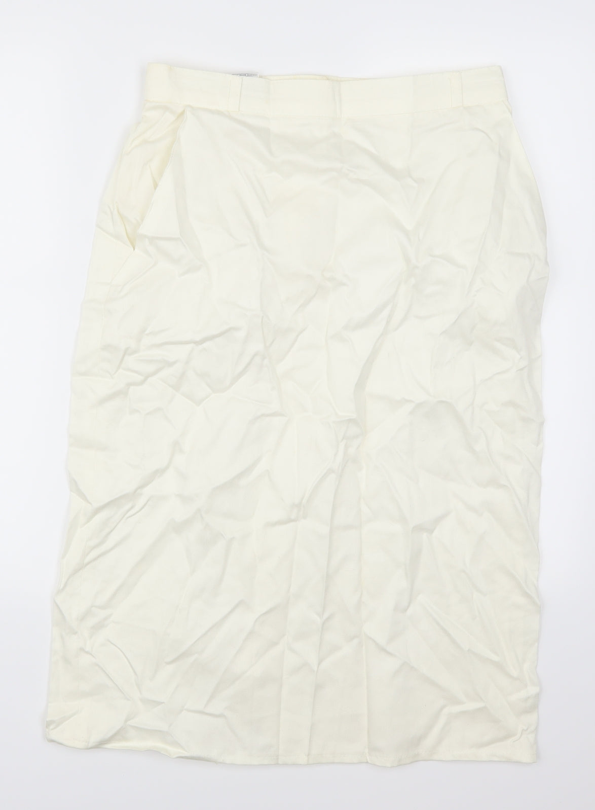 Preworn Womens Beige   Straight & Pencil Skirt Size 16