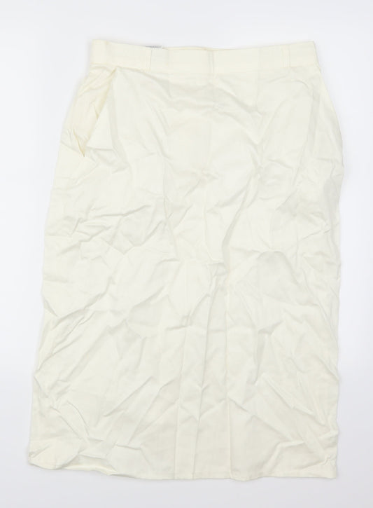 Preworn Womens Beige   Straight & Pencil Skirt Size 16