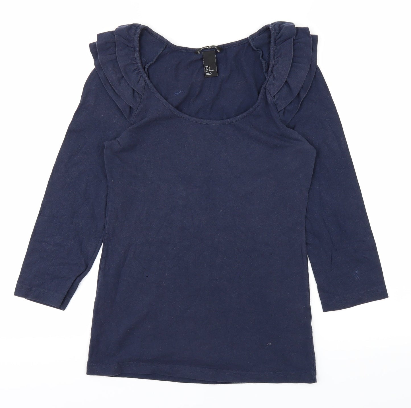 H&M Womens Blue   Basic T-Shirt Size S