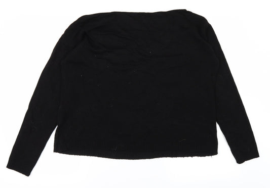 Missguided Womens Black   Pullover Jumper Size 12