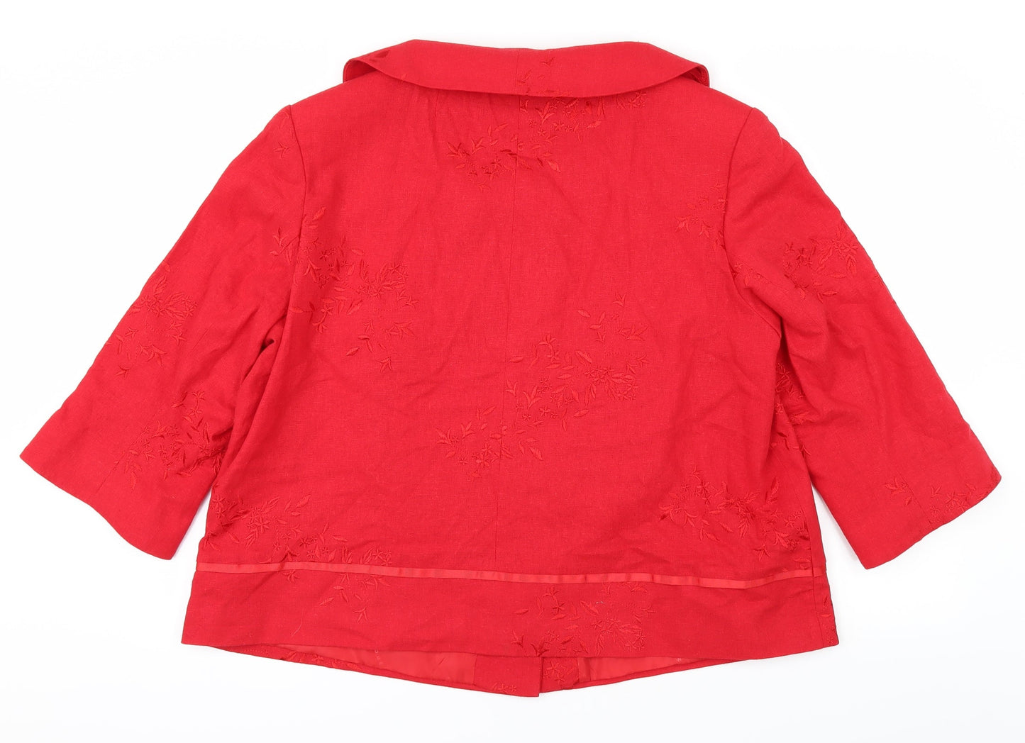 Wardrobe Womens Red   Jacket Coat Size L