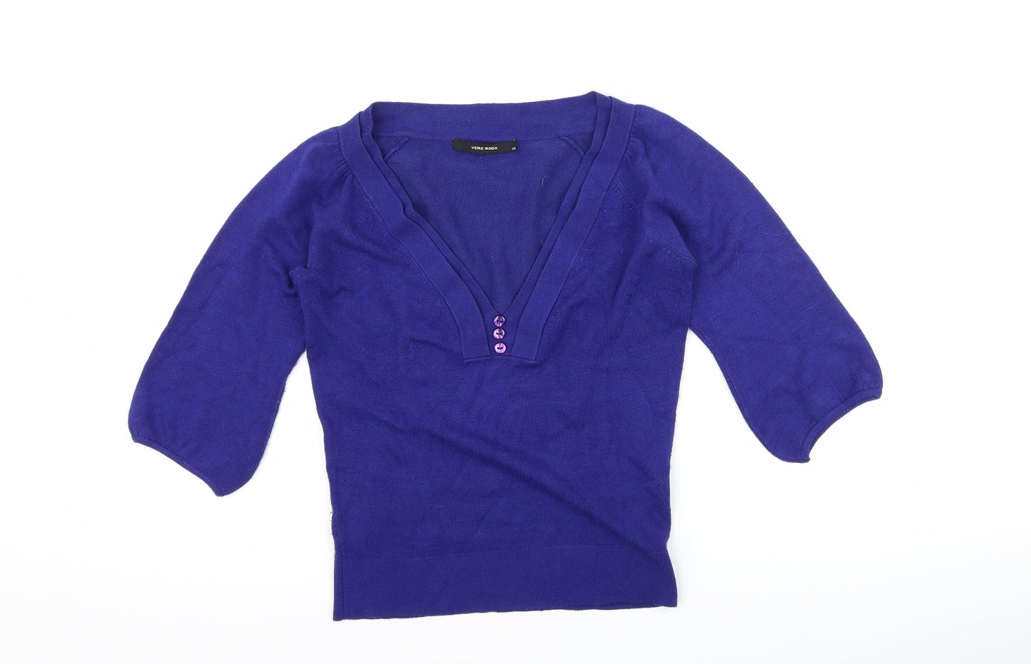 VERO MODA Womens Blue   Pullover Jumper Size XS