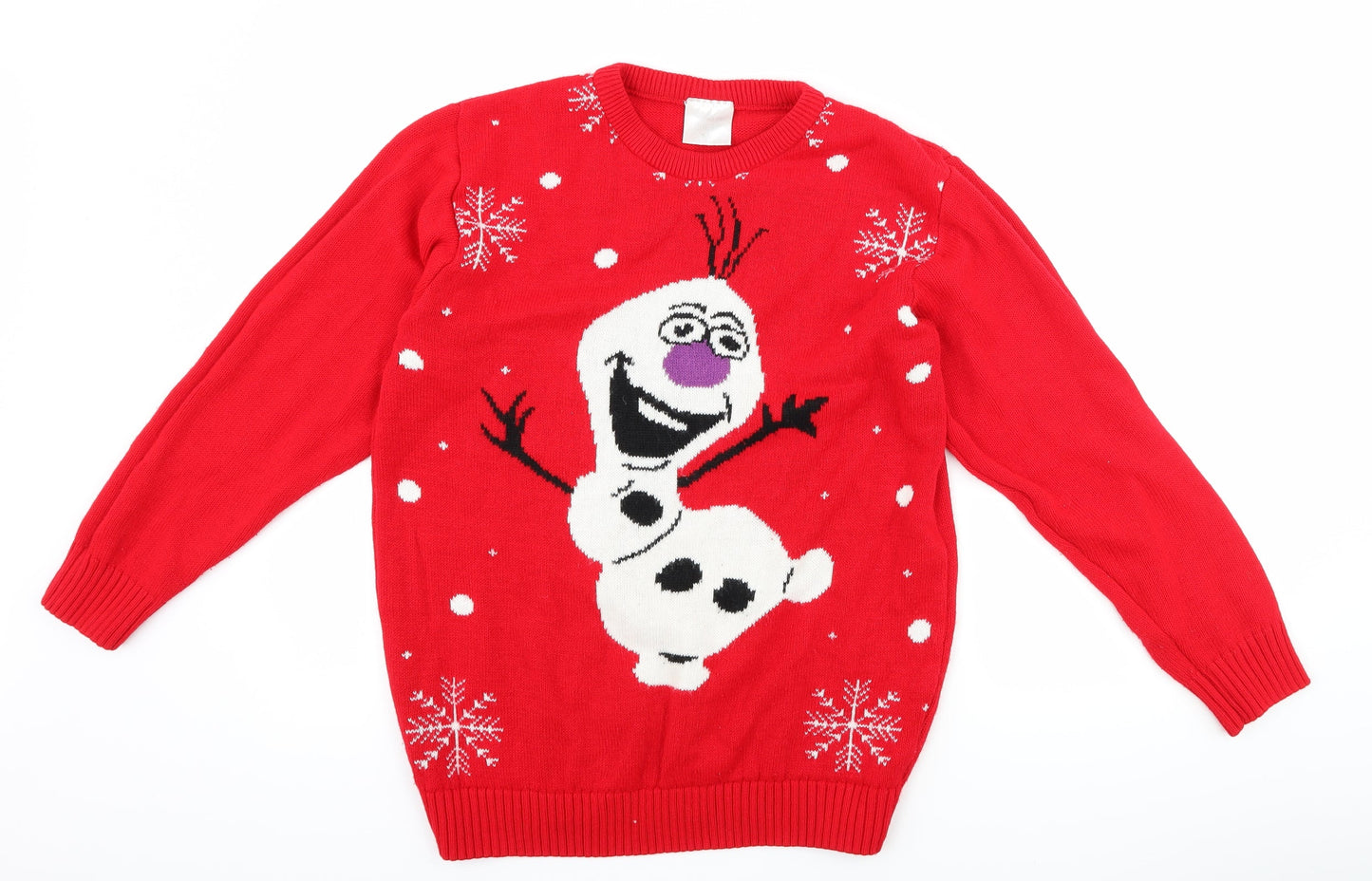 Cherie Womens Red   Pullover Jumper Size S  - olaf