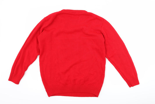 Cherie Womens Red   Pullover Jumper Size S  - olaf