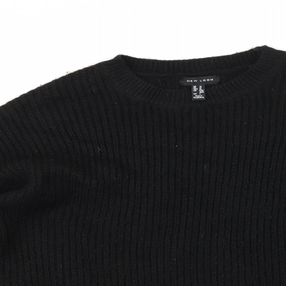 New Look Womens Black   Pullover Jumper Size M
