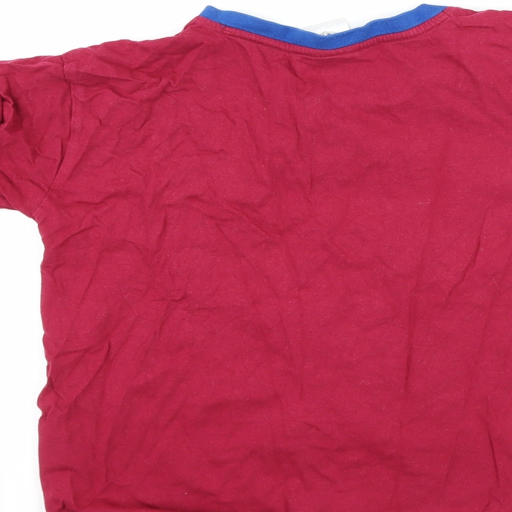 FC Barcelona Boys Purple   Basic T-Shirt Size 8-9 Years  - FC Barcelona