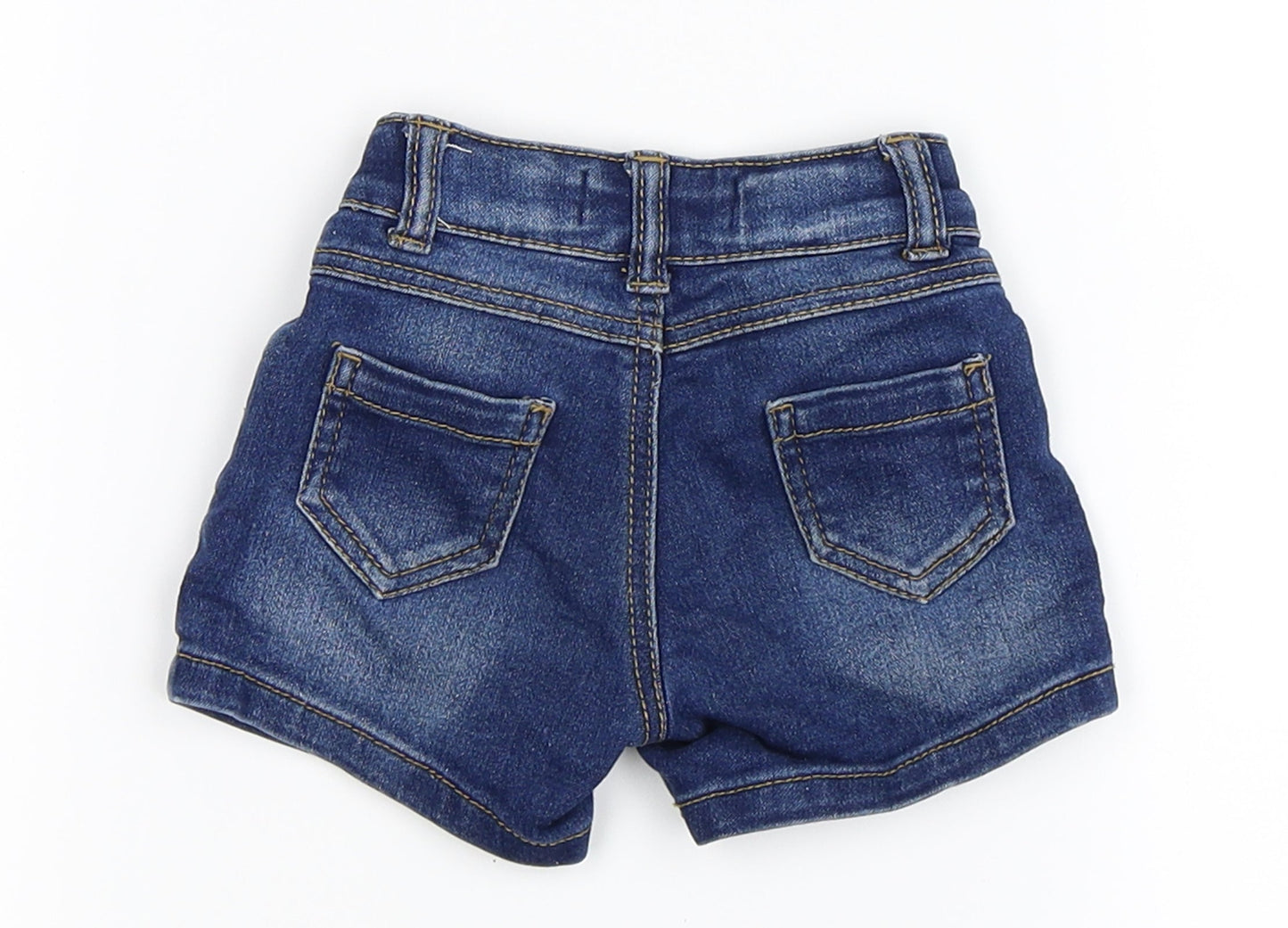 Primark Girls Blue   Cropped Trousers Size 3-6 Months  - Shorts
