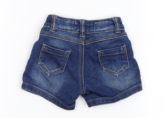 Primark Girls Blue   Cropped Trousers Size 3-6 Months  - Shorts
