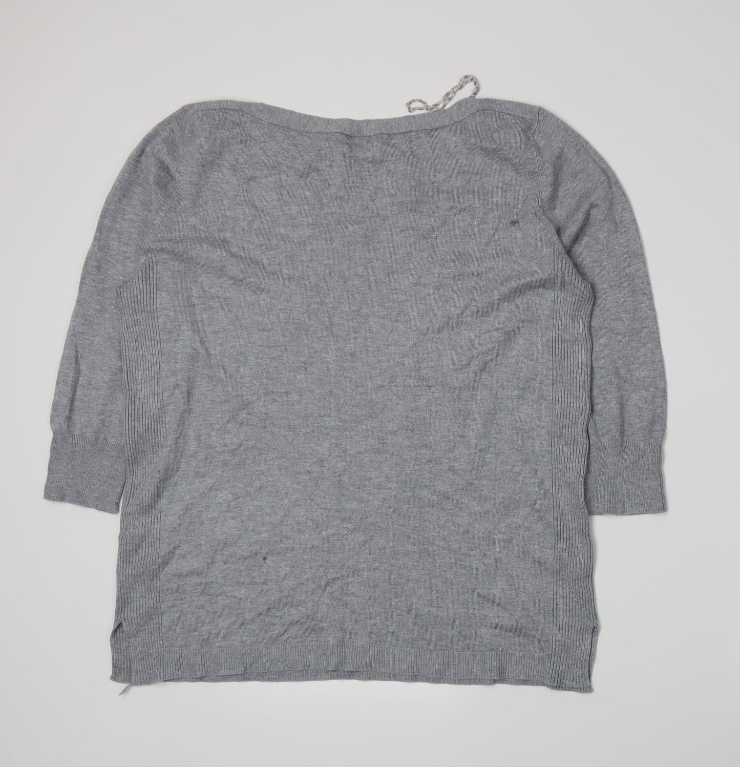 Papaya Womens Grey  Knit Pullover Jumper Size 20