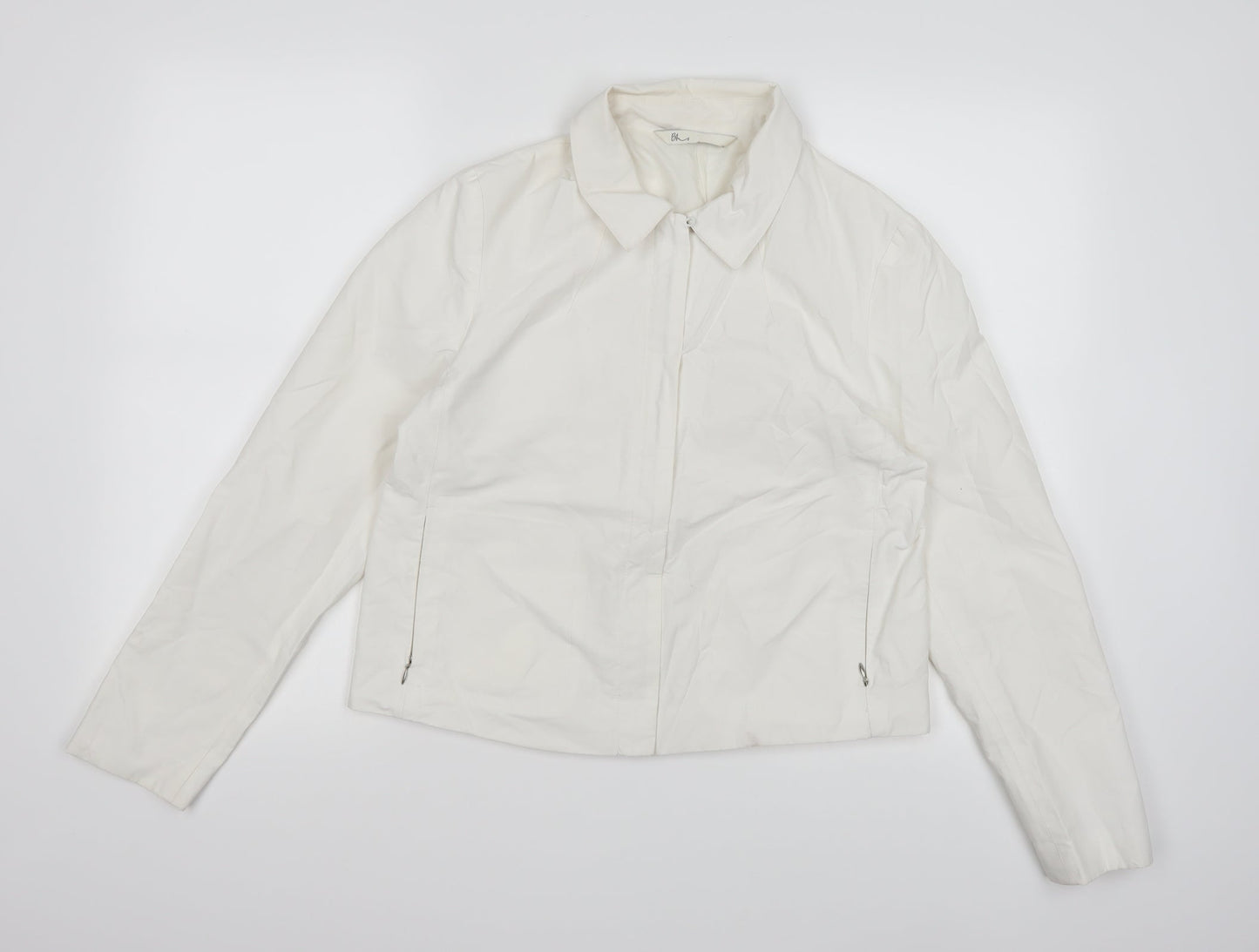 BHS Womens White   Overcoat Coat Size 12